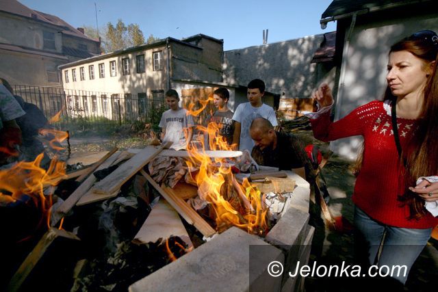 JELENIA GÓRA: Symbol miasta stanął w ogniu