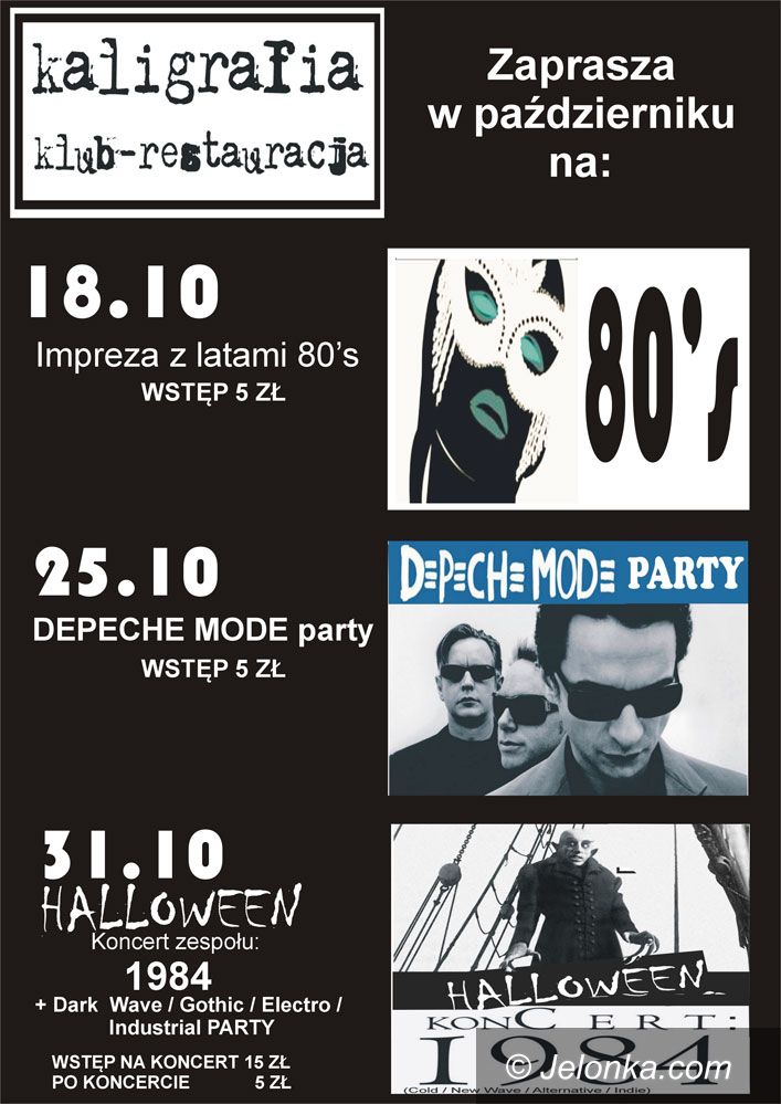 JELENIA GÓRA: Z Jelonką do Kaligrafii na Depeche Mode i Halloween