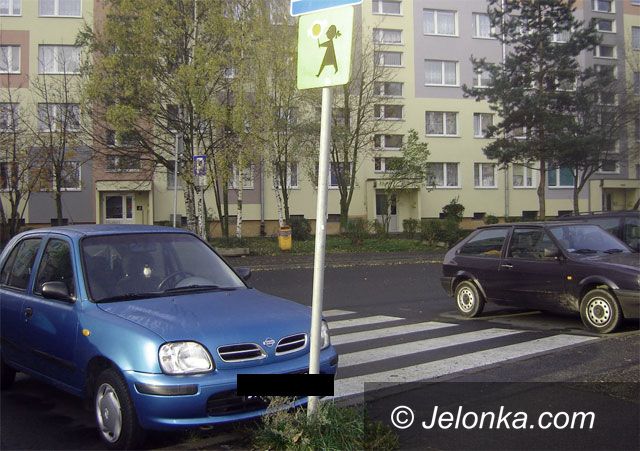 JELENIA GÓRA: Przejście dla pieszych... nie do przejścia