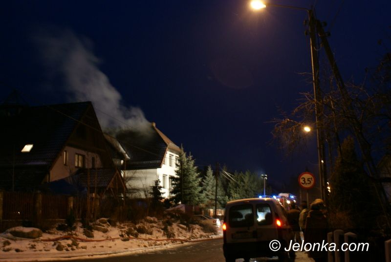 Jelenia Góra: Pożar od komina