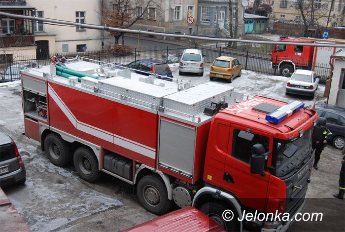 JELENIA GÓRA: Wóz strażacki jak się patrzy