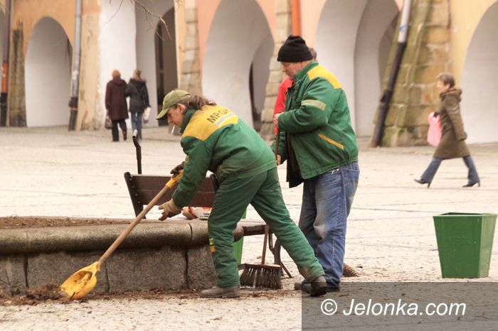 JELENIA GÓRA: Czyściej i bardziej zielono przed ratuszem