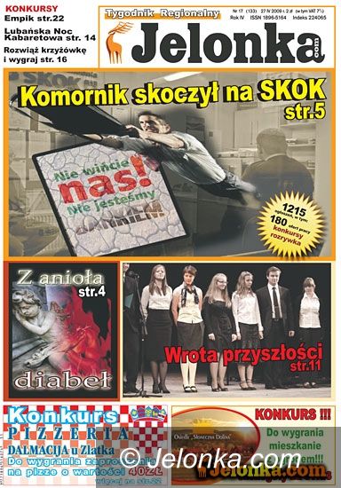 JELENIA GÓRA: Tygodnik Jelonka.com od poniedziałku w kioskach