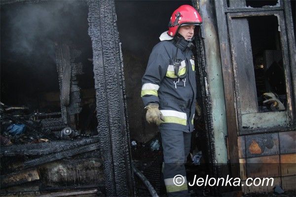 Jelenia Góra: Spłonęła altanka, w której mieszkał człowiek