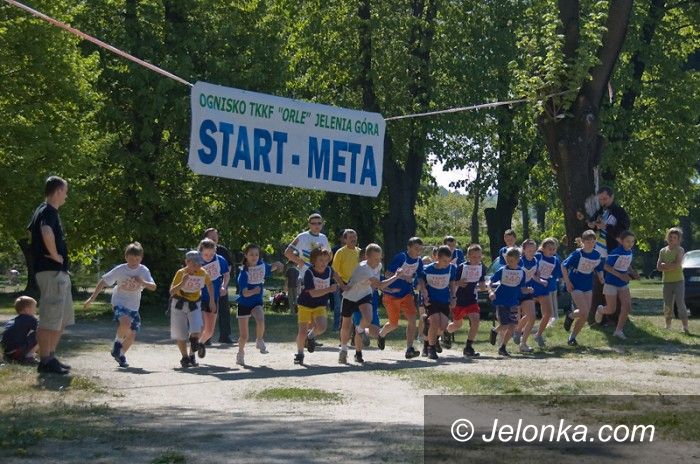 Jelenia Góra - Cieplice: Biegacze na starcie XXI Crossu Cieplickiego