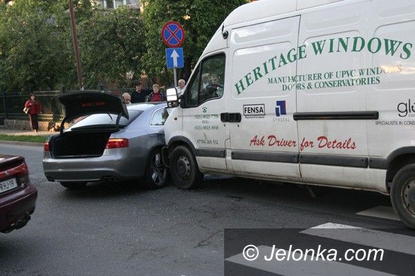 Jelenia Góra: Wypadek przez nieuwagę