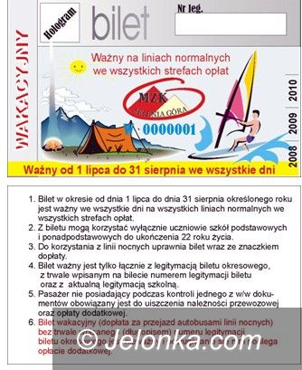 JELENIA GÓRA: Z biletem wakacyjnym w trasę