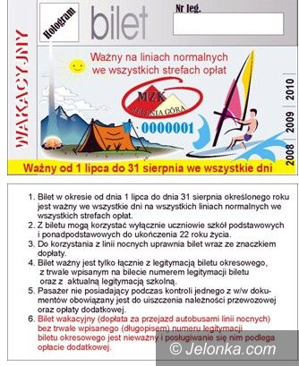 JELENIA GÓRA: Z biletem wakacyjnym w trasę