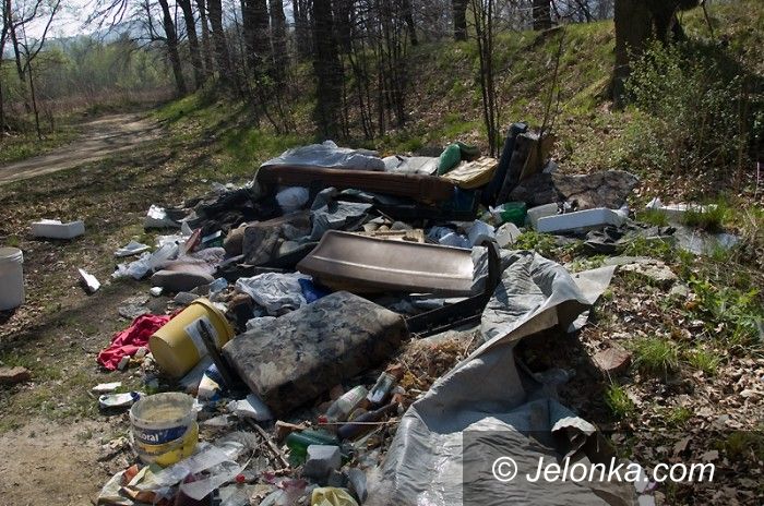 JELENIA GÓRA: Toniemy w dzikich wysypiskach
