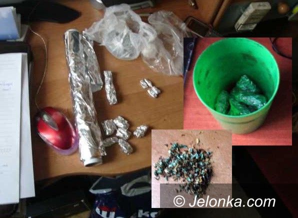JELENIA GÓRA: Amfa i „maryha” w biurku i doniczce