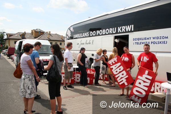 JELENIA GÓRA: Podzielili się życiodajnym płynem