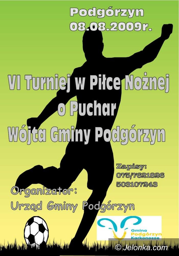 Podgórzyn: VI Piłkarski Turniej o Puchar Wójta Gminy Podgórzyn