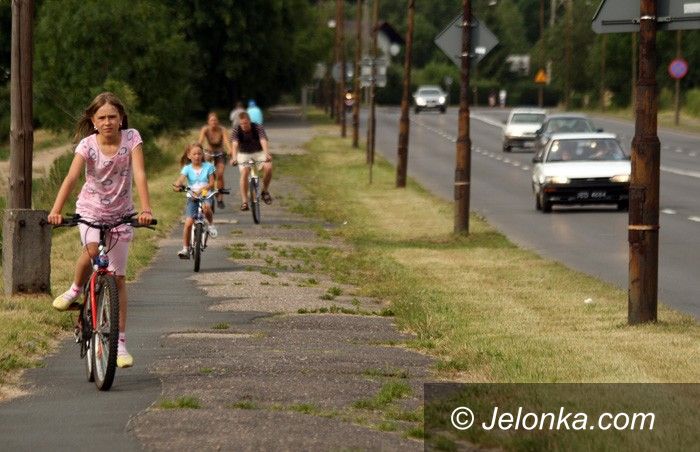 JELENIA GÓRA: Są pieniądze na drogę rowerową do Cieplic
