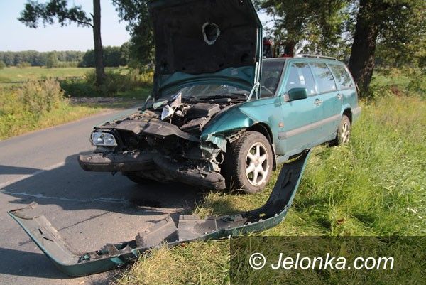 Podgórzyn: Zderzenie przez papierek