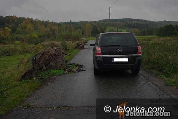 REGION: Naprawią drogę prowizorycznie