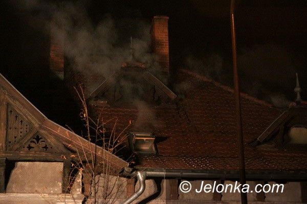 JELENIA GÓRA: Ogień przy al. Wojska Polskiego