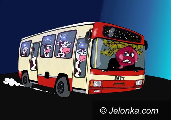 JELENIA GÓRA: Trzymajcie się mocno w autobusach....