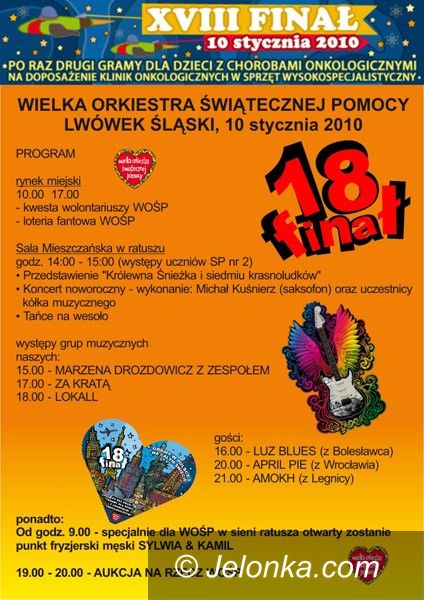 LWÓWEK ŚLĄSKI: WOŚP z Królewną Śnieżką i fryzjerem