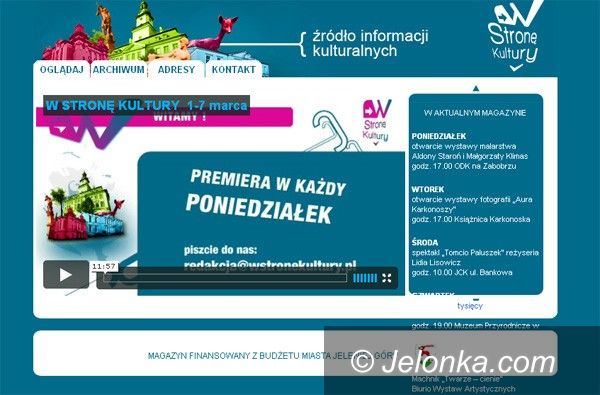 JELENIA GÓRA: W stronę kultury – nowość w sieci