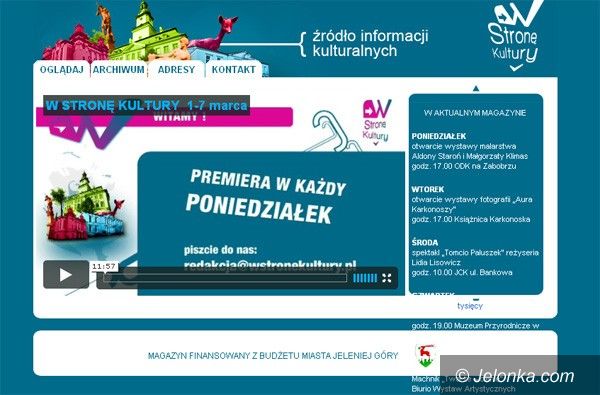 JELENIA GÓRA: W stronę kultury – nowość w sieci