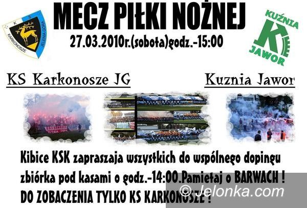 Jelenia Góra: Karkonosze grają z Kuźnią