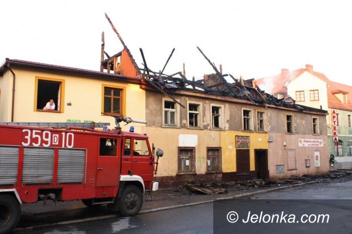 KOWARY: Groźny pożar wskutek burzy?