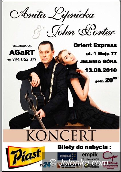 JELENIA GÓRA: John Porter i Anita Lipnicka w „Orient Expressie”