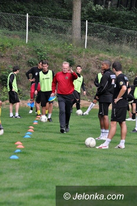 Jelenia Góra: Górnik Łęczna na treningu w Jeleniej Górze