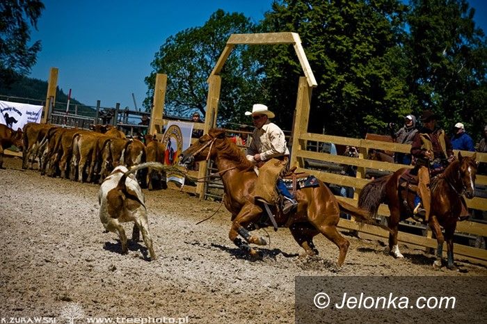 Ścięgny k/Karpacza: Międzynarodowe Mistrzostwa Polski w Western i Rodeo