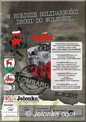 JELENIA GÓRA/ region: Lombard w hołdzie Solidarności