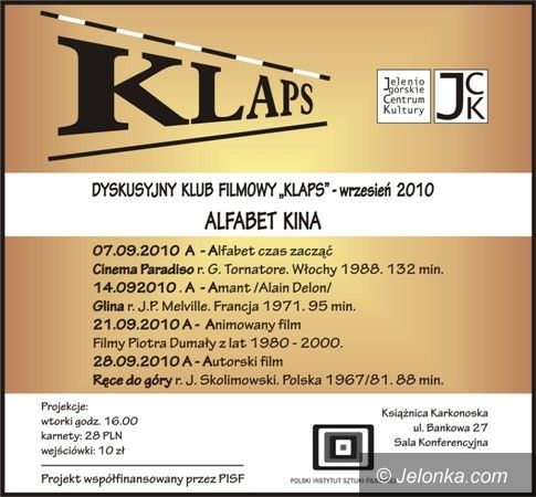 JELENIA GÓRA: Filmowe wtorki z „Klapsem”