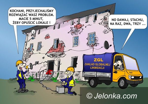 JELENIA GÓRA: Trochę huku i problem z głowy