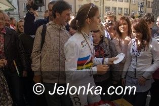 Jelenia Góra: Jelenia Góra powitała Maję Włoszczowską