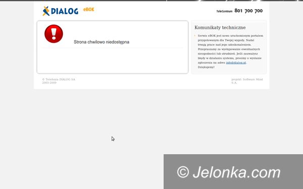 JELENIA GÓRA: Kłopoty z Internetem z Dialogu