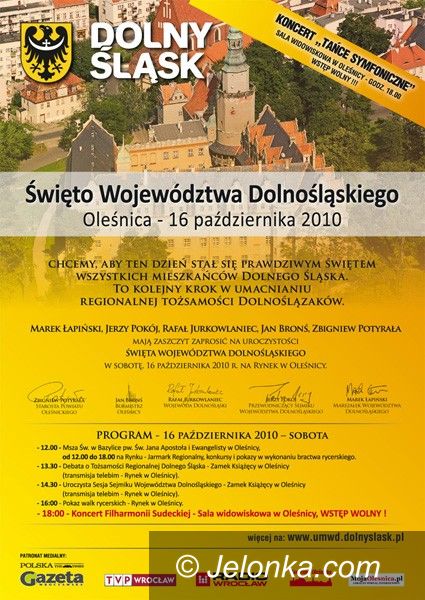 DOLNY ŚLĄSK: Feta wojewódzka. Co tu świętować?