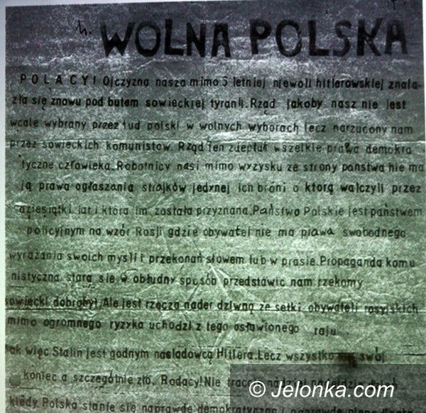 JELENIA GÓRA: Jak konspirowano w powojennej Jeleniej Górze