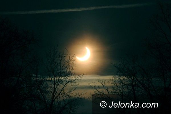 JELENIA GÓRA KRAJ: Zaćmienie słońca z jeleniogórskiej perspektywy