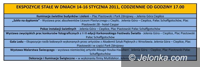 JELENIA GÓRA: III Karkonoski Festiwal Światła. Jelenia Góra prawie jak Lyon