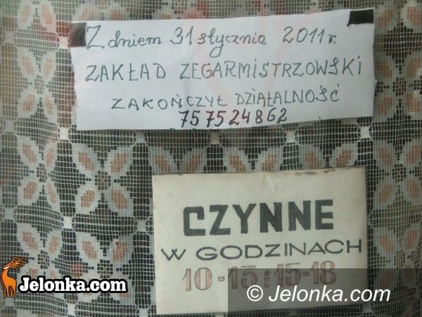 JELENIA GÓRA: Koniec ery Zegarmistrza. Czas tyka... każdego