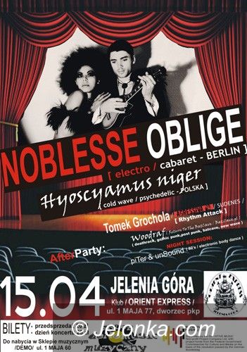 JELENIA GÓRA: Berliński NOBLESSE OBLIGE wkrótce w Orient Expressie!