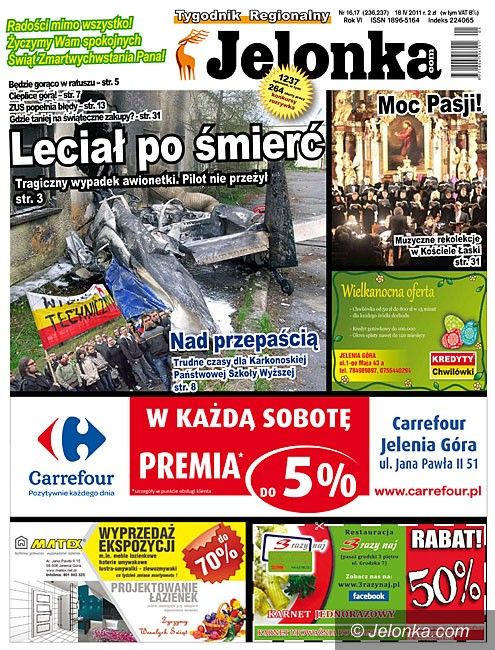 JELENIA GÓRA: Tygodnik Jelonka.com od poniedziałku