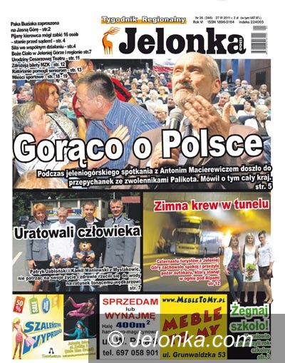 Jelenia Góra/region: Tygodnik Jelonka.com od poniedziałku