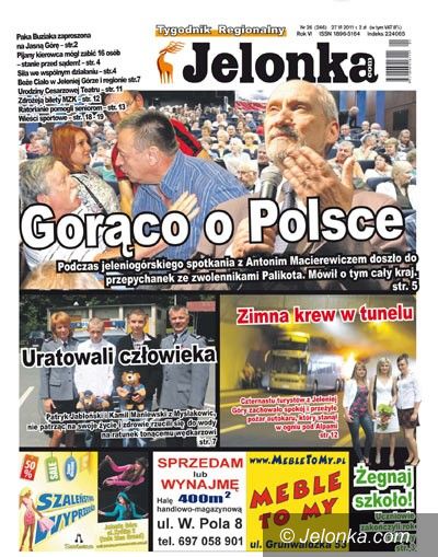 Jelenia Góra/region: Tygodnik Jelonka.com od poniedziałku
