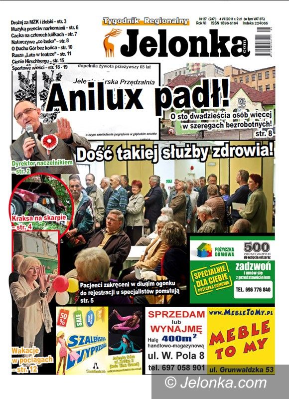 JELENIA GÓRA: Tygodnik Jelonka.com od poniedziałku