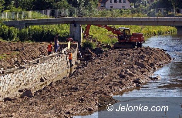JELENIA GÓRA: Regulują Kamienną. By nie było więcej podtopień