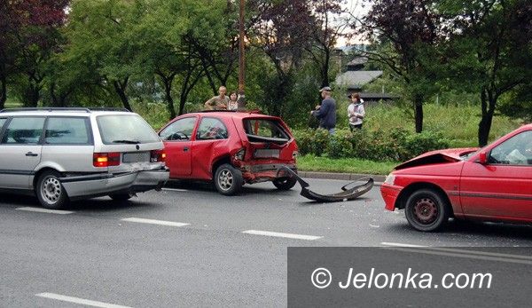JELENIA GÓRA: Mini karambol na Wolności. Nieopodal „Casablanki”