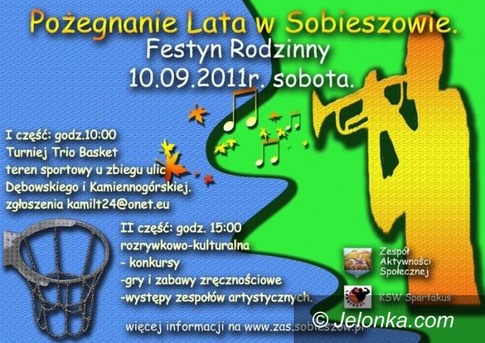 Jelenia Góra: StreetBall na „Pożegnanie lata w Sobieszowie”