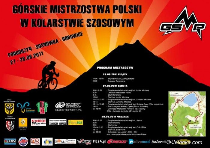 Podgórzyn/Borowice: Cztery dni do Górskich Mistrzostw Polski w kolarstwie szosowym