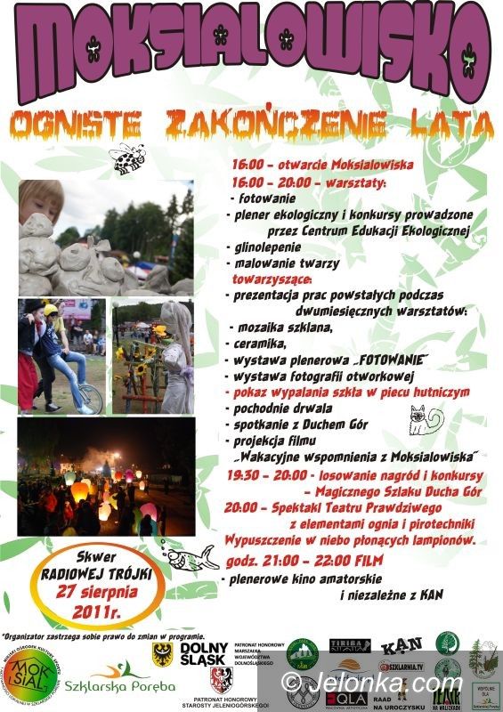 SZKLARSKA PORĘBA: Ogniste zakończenie lata. Dziś w Szklarskiej Porębie