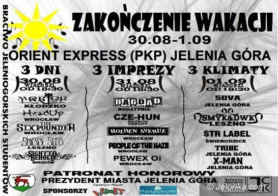 JELENIA GÓRA: Trzy dni imprezy, trzy różne klimaty. Zakończenie wakacji w Oriencie